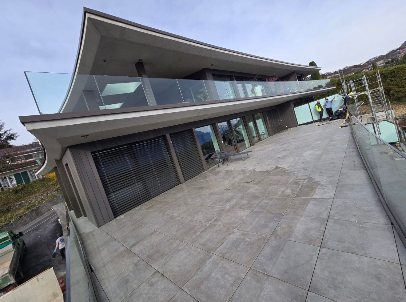 Chantier de construction moderne